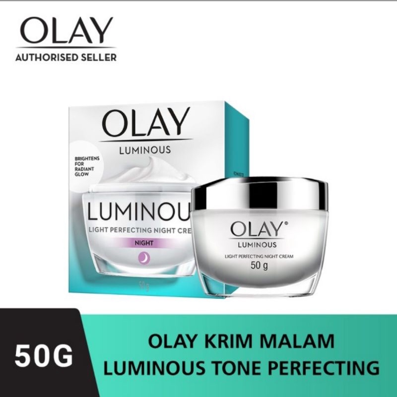 Olay White Radiance Liminous Night Cream 50g Olay Cream Malam Pencerah Wajah 50g