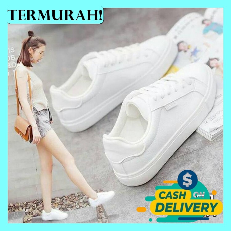 Sepatu Srs Wanita Kekinian Md 907 Sneakers Tanpa Tali - Kanvas Sapatu Harian Sneaker Kets Perempuan 