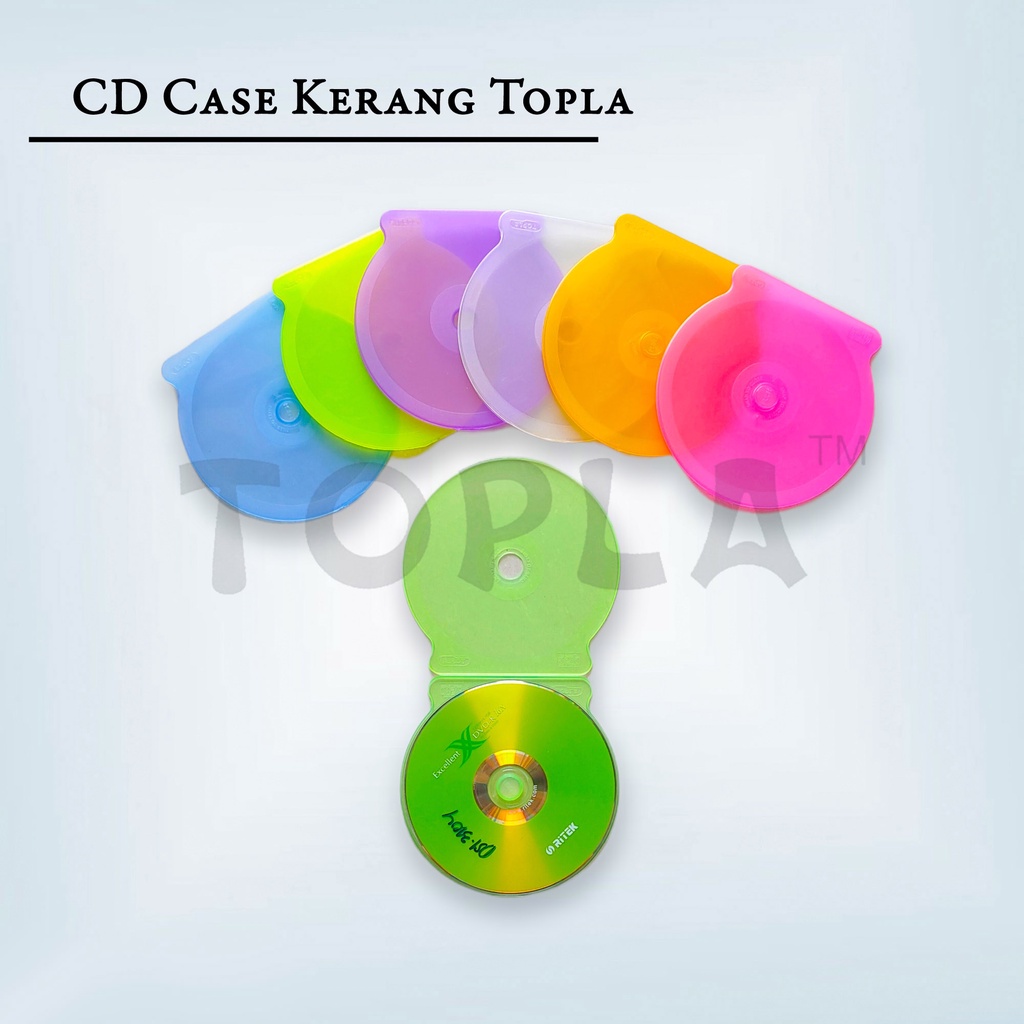 TEMPAT PENYIMPAN CD/ CD KERANG/ DVD OVAL/ 50 PCS