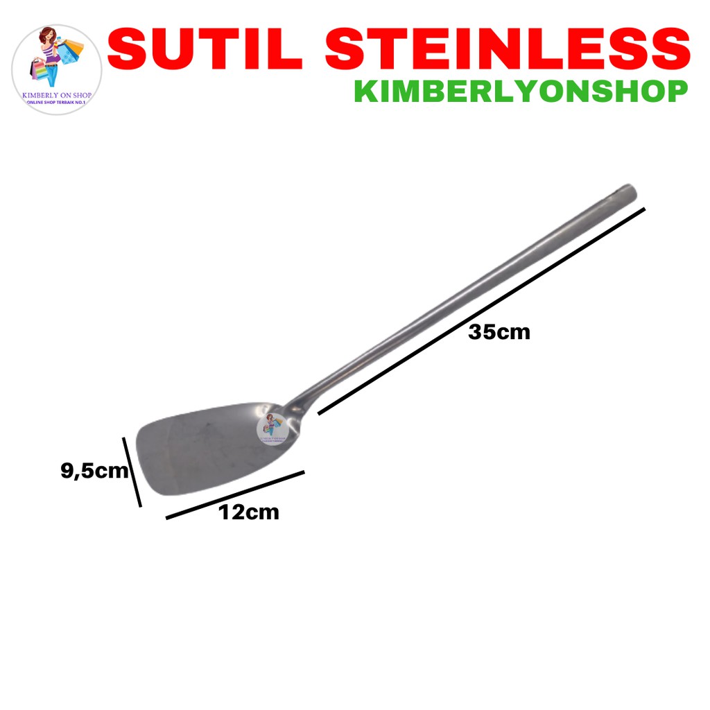 Kimberlyonshop Spatula Stainless Steel Sutil Sodet Stainless