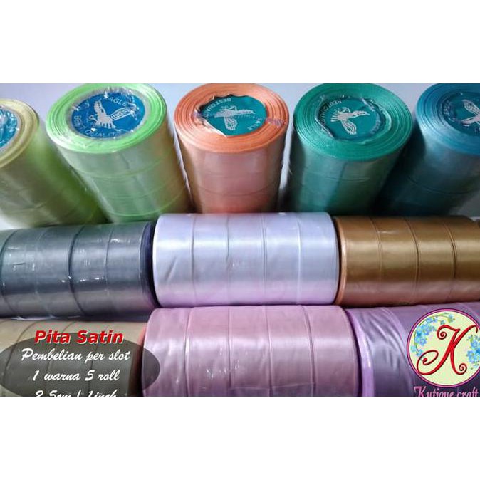 

Pita Satin 1 Inch (2,5cm) per slot