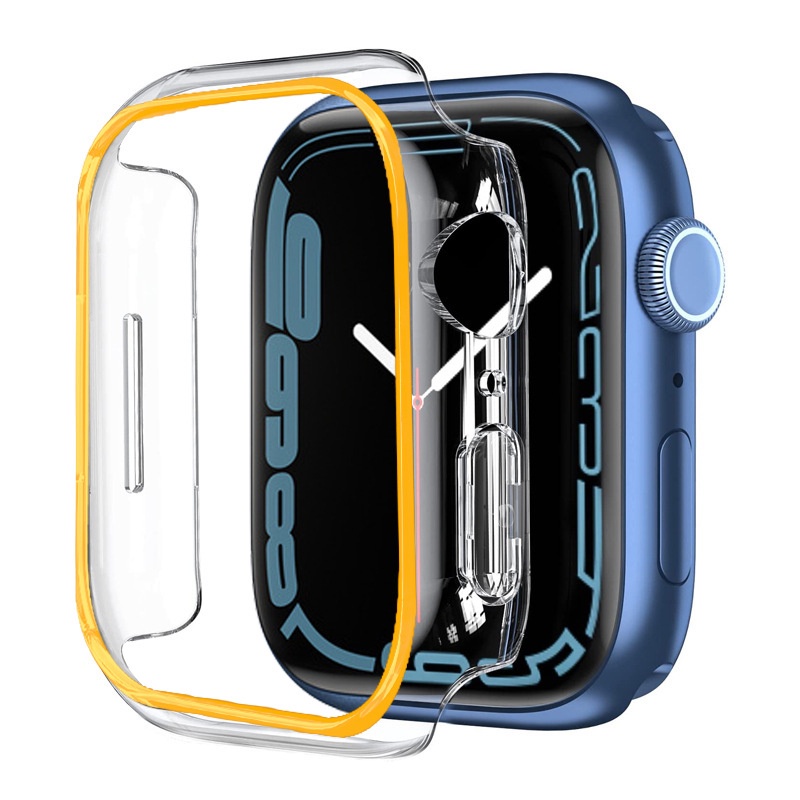 Casing Pelindung Apple Watch 45mm 41mm 38mm 42mm 40mm 44mm Hard PC Bumper