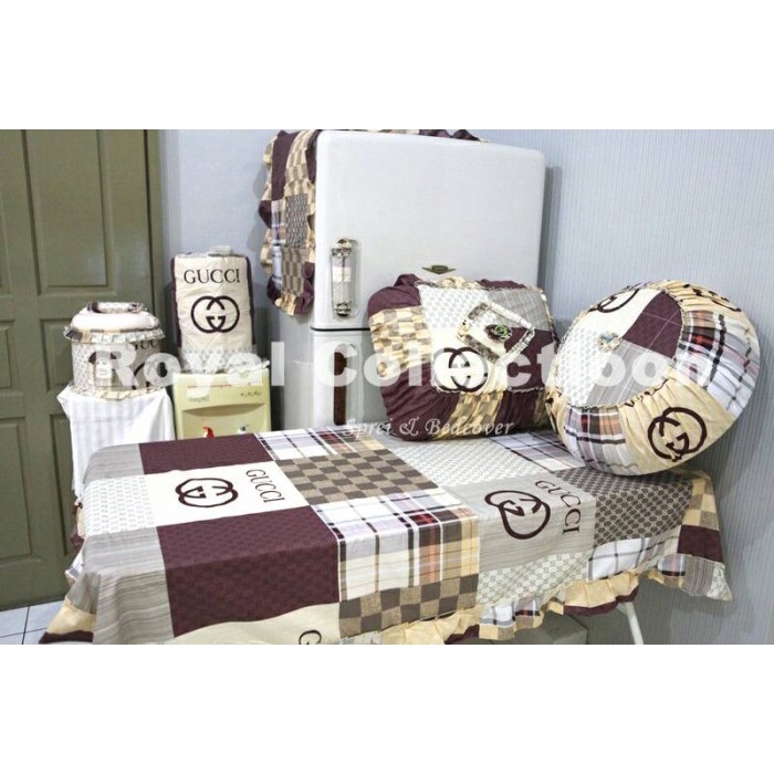 Taplak Meja Makan - Kitchenset / Set Taplak Meja Makan / Homeset Gucci Kotak