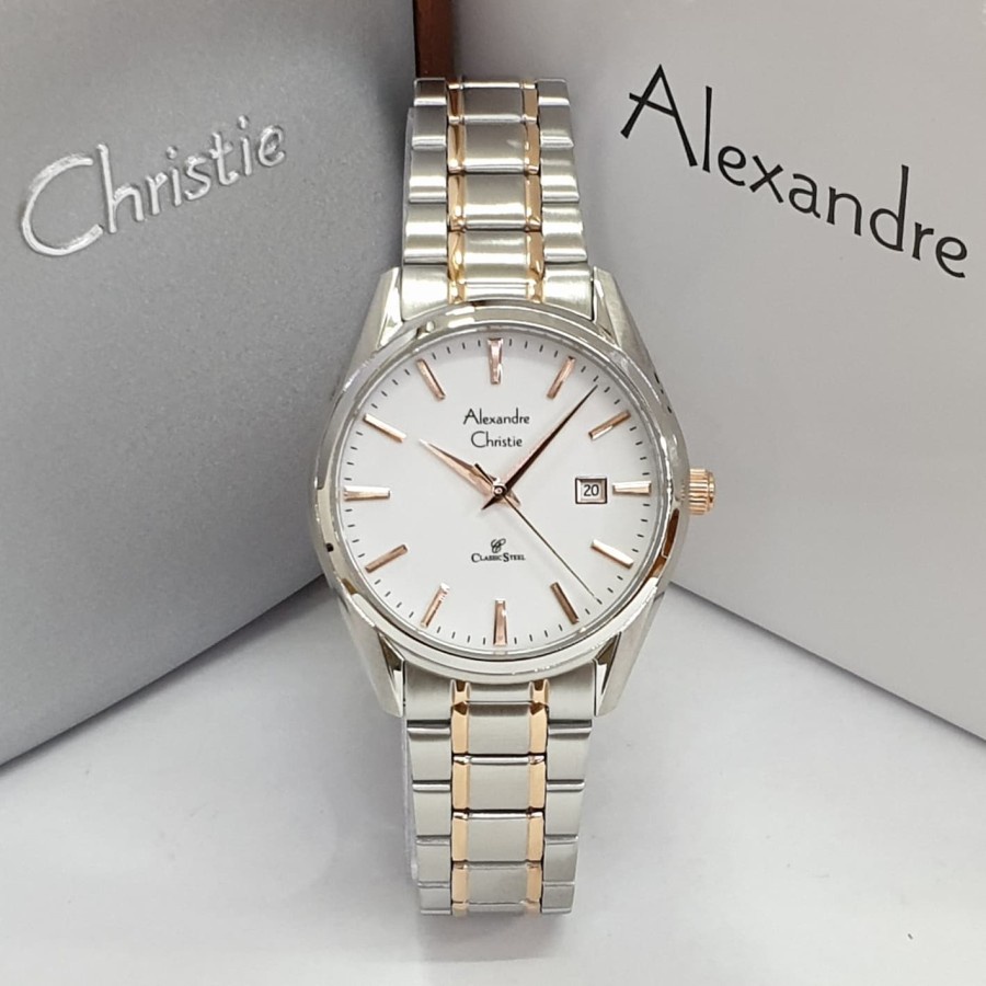 JAM TANGAN WANITA ALEXANDRE CHRISTIE AC 8554 ORIGINAL GARANSI RESMI 1 TAHUN