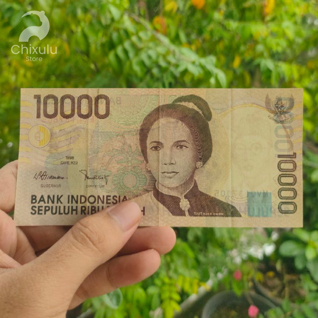 Uang Kertas Kuno Rp10.000 (Cut Nyak Dhien) Tahun 1998 | Uang Lama Indonesia