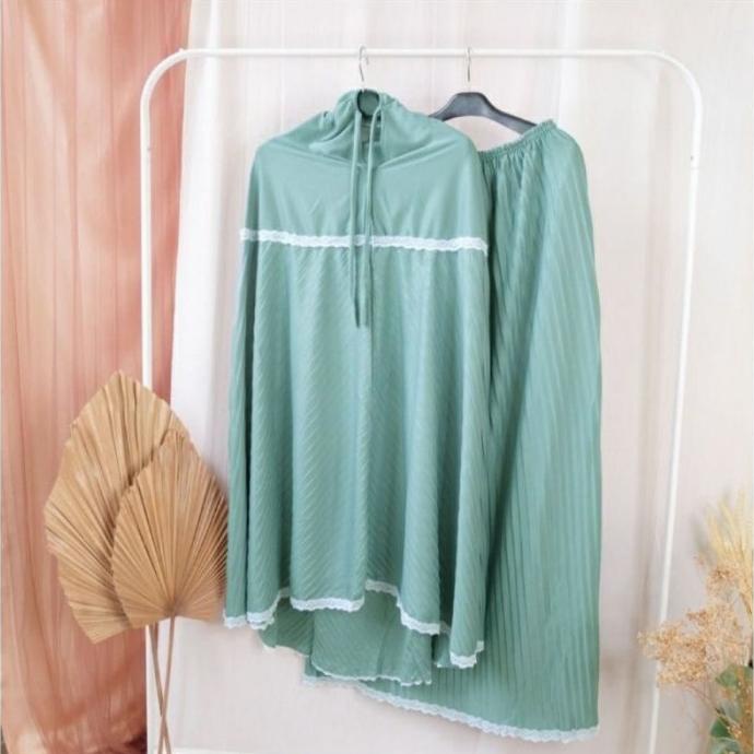 mukena plisket dewasa