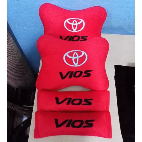 Bantal aksesoris interior mobil Toyota Vios r2