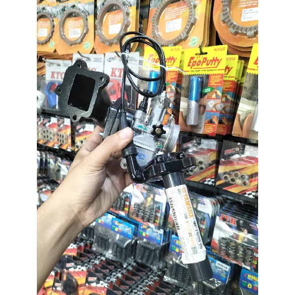 Promo paketan Karburator PWK sudco manipol gas spontan yz 125 original Yamaha sigma fizr fi ZR /Alfa