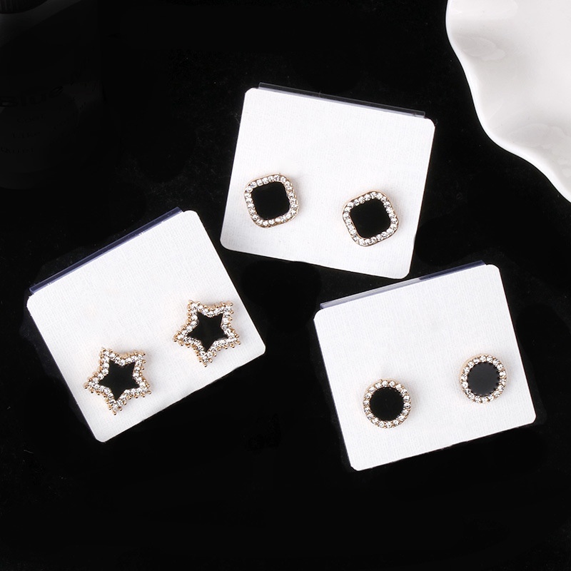 Anting Tusuk Bahan Sterling Silver 925 Desain Bintang Gaya Korea Untuk Wanita