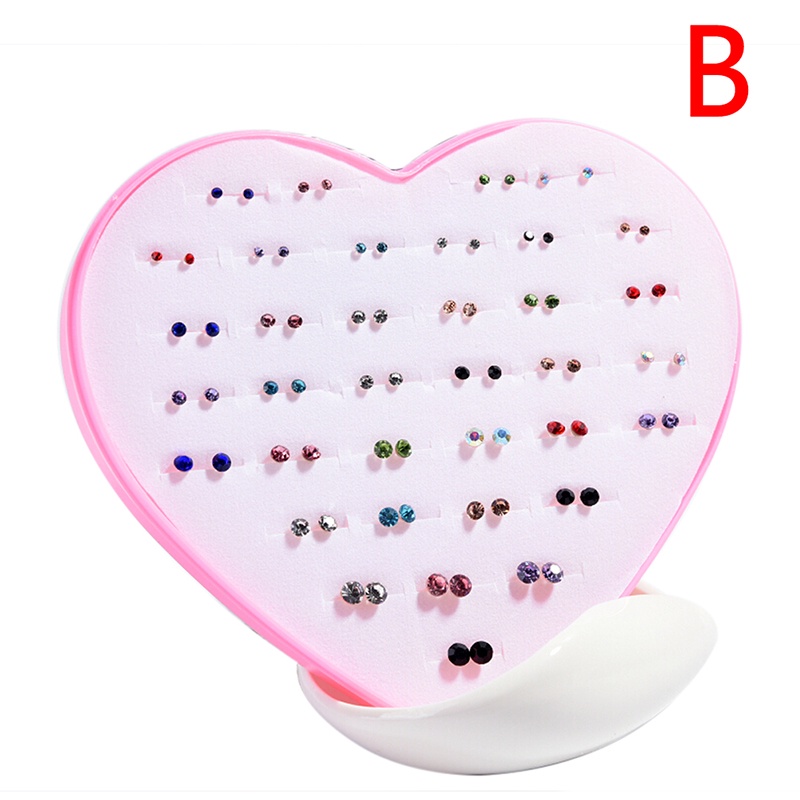 Full 36pcs / Set Anting Tusuk Bentuk Bunga / Buah Bahan Clay Untuk Anak Perempuan