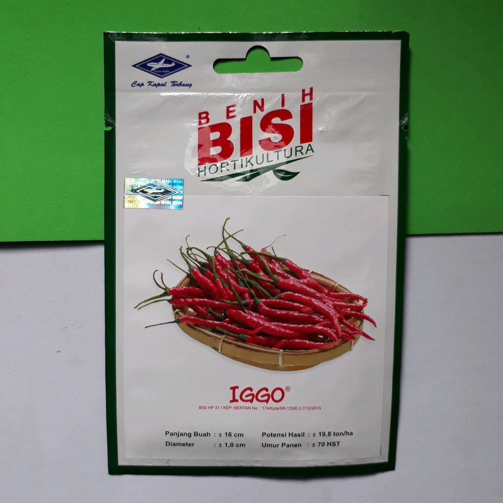 Bibit Benih Cabe Merah Keriting IGGO Diskon