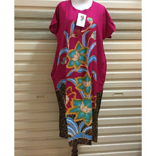 daster batik simple kancing ratu busana daster ibu