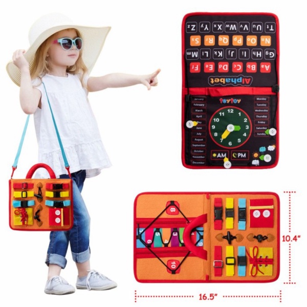 

Mainan Edu Papan Belajar Busy Activity Basic Skills Board Montessori Diskon