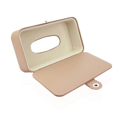 PU Car face paper box Sun visor Hanging tissue box Car toilet paper box Car face box clip sunroof