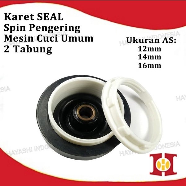 Seal Spin Sil Karet Dinamo Pengering Mesin Cuci Tabung AS 12 14 16 MM