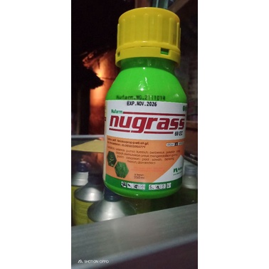 HERBISIDA NUGRASS 250 ml / OBAT RUMPUT KHUSUS LAHAN PADI SAWAH