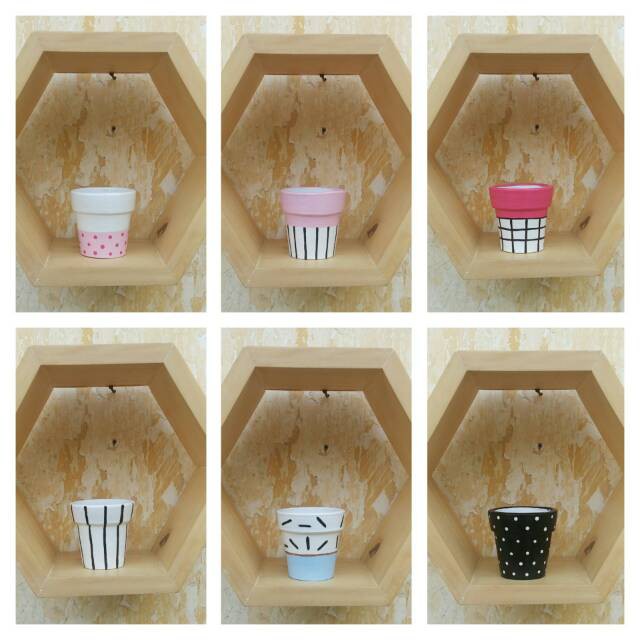 

jual pot lukis lucu ukuran 12cm