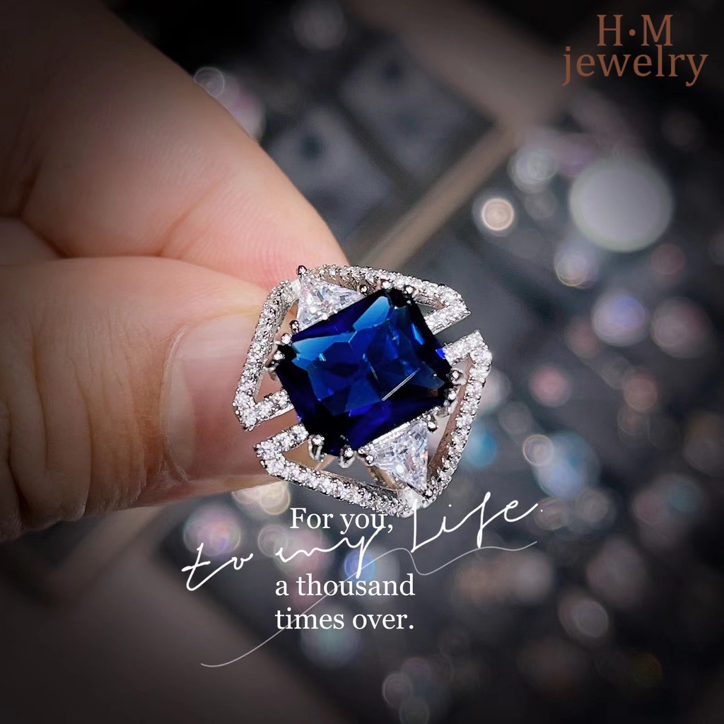 Cincin Berlian Sapphire