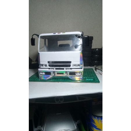 KABIN RC TRUK FUSO SUPER GREAT SCALE 1/14