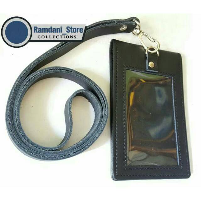 

Id Card Holder Double Magnet KULIT Name tag Kulit