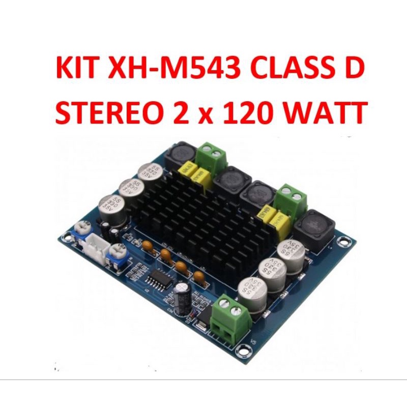 POWER STEREO CLASS D 120WATT M543