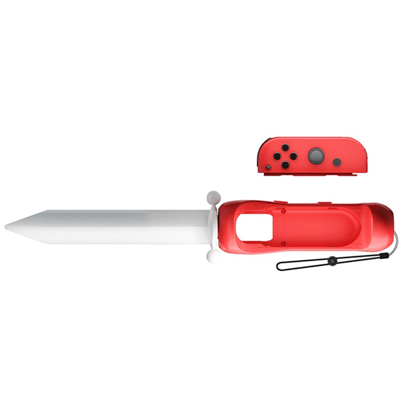 Btsg Glow Sword Untuk Switch OLED Sword Controller Holder Game Grip Glowing Pedang Game