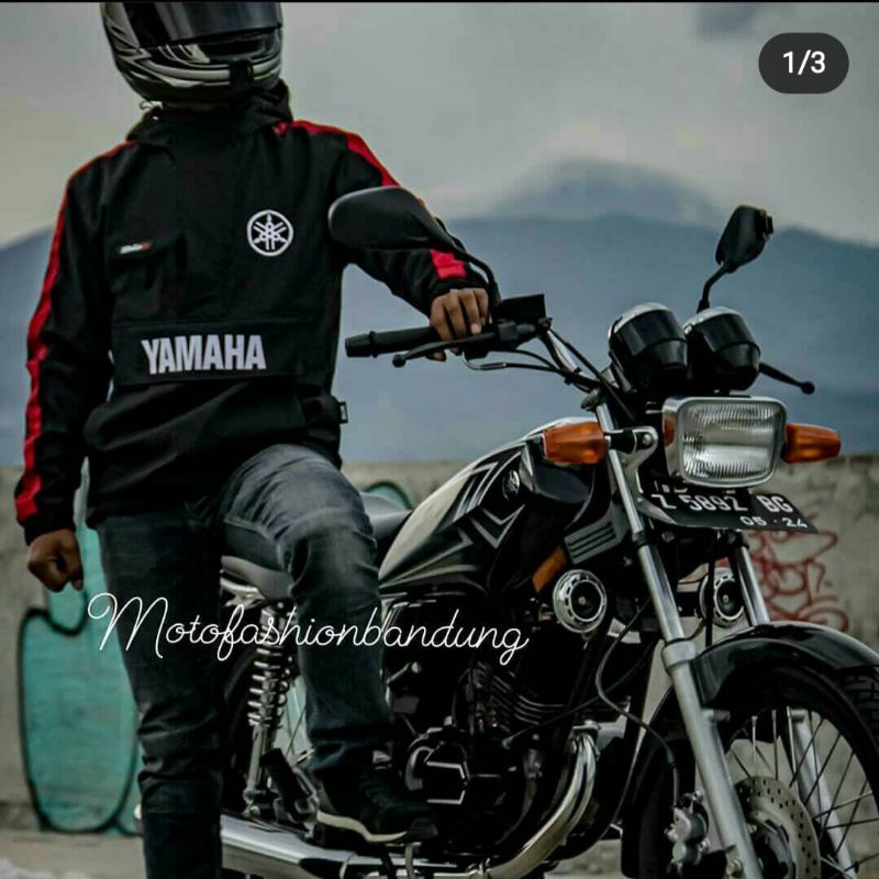 JAKET YAMAHA RX KING  bahan bonding viu waterproof premium