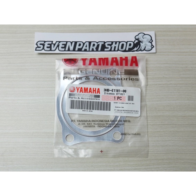 PAKING GASKET PLAT BLOK HEAD RX SPESIAL RXS ORI ORIGINAL YGP 3HB-E1181-00