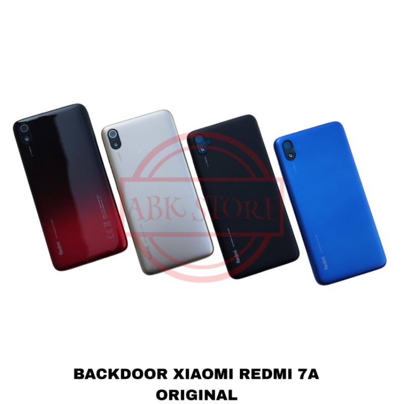 TUTUP BELAKANG BACKDOOR BACKCOVER BACK CASING XIAOMI REDMI 7A HOUSING ORIGINAL