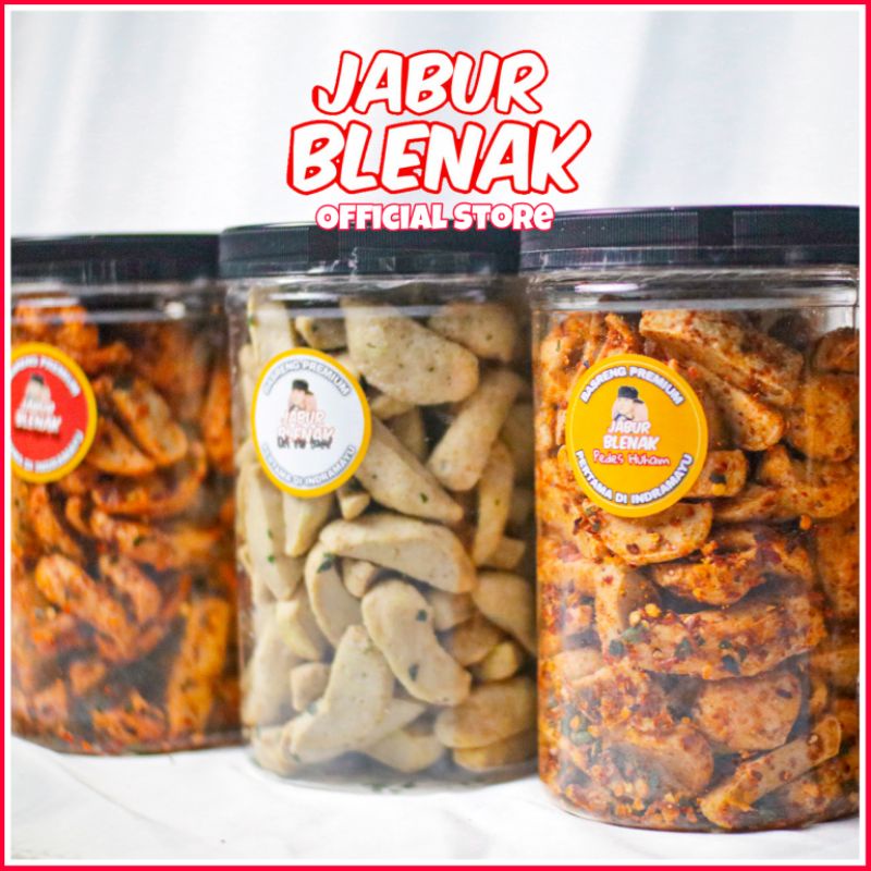 Basreng stik Bumbu Basah Daun jeruk/Basreng pedas 300 gram premium viral jajanan murah-4
