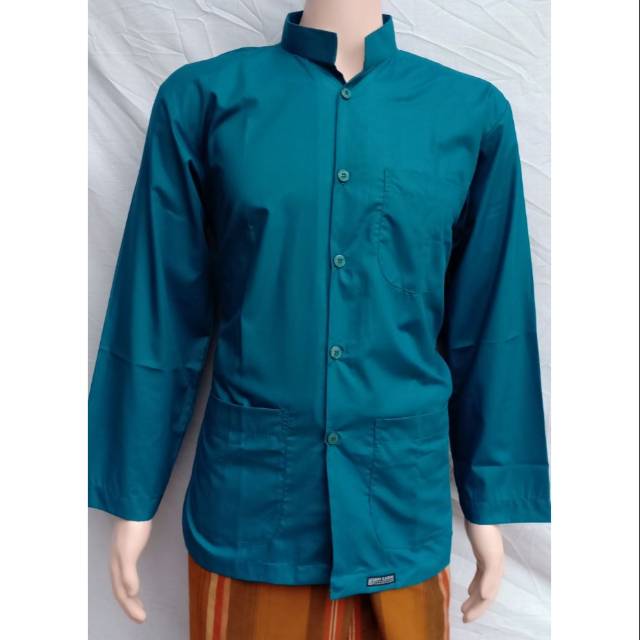 Baju Koko Haibah Taqwa Polos Warna Tosca  Habaib Taqwa Syar'i Jasko Muslim Wear