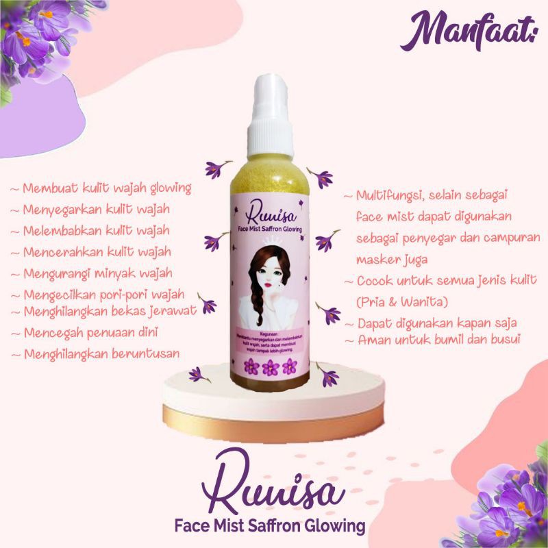 RUNISA FACE MIST SAFFRON