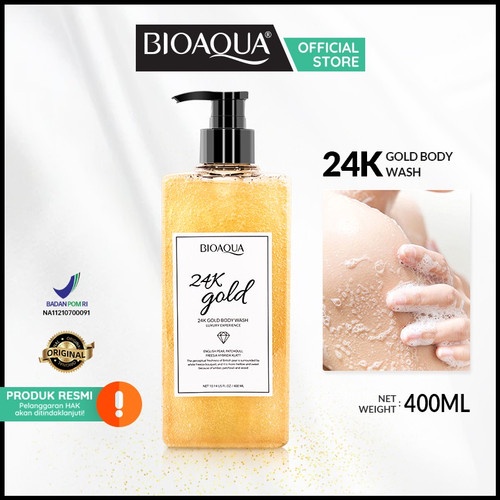 BIOAQUA 24K GOLD BODY WASH 400 ML