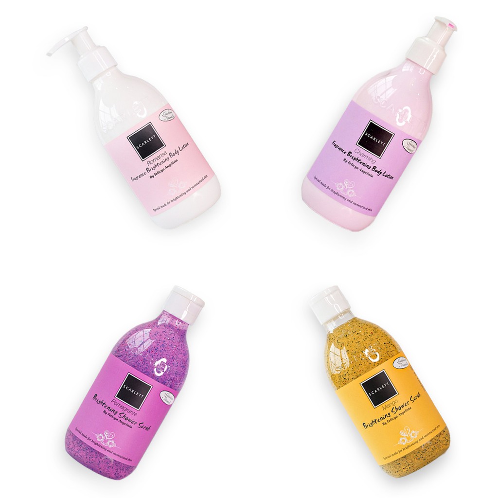 PROMO Scarlett Whitening Paket Hemat 4 Item BISA COD