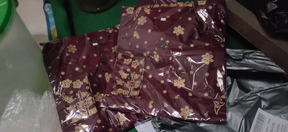 Batik Couple Keluarga Sania Ruffle Ori Ndoro Jowi Dnt Matahari Merah