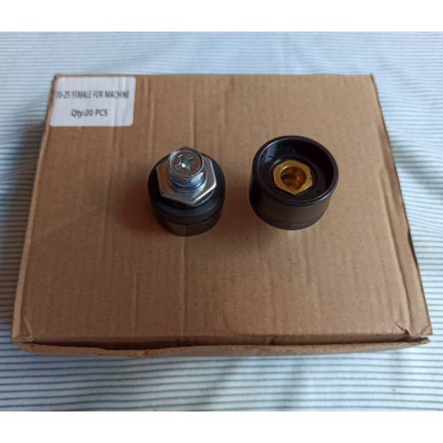 Conector travo las female ( cewe ) / konektor travo las / sambungan colokan kabel las