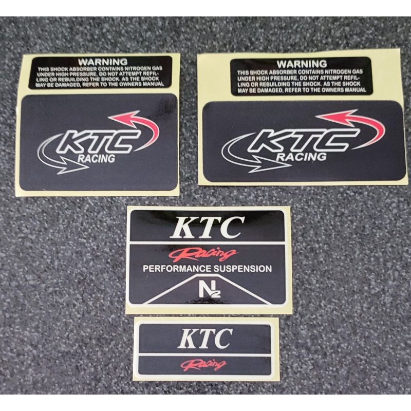STICKER PRINT CUTT SHOCK KTC RACING NEW KUALITAS TERBAIK TERMURAH