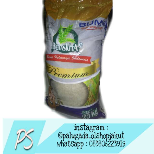 Beraskita Beras Keluarga Indonesia BUMN 25Kg SALE