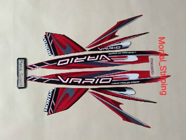 STIKER STRIPING & LIS BODY VARLA VARIO LAMA 110 2009 2010 Standar