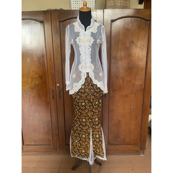 set kebaya Akad / set kebaya pengantin akad kebaya+rok