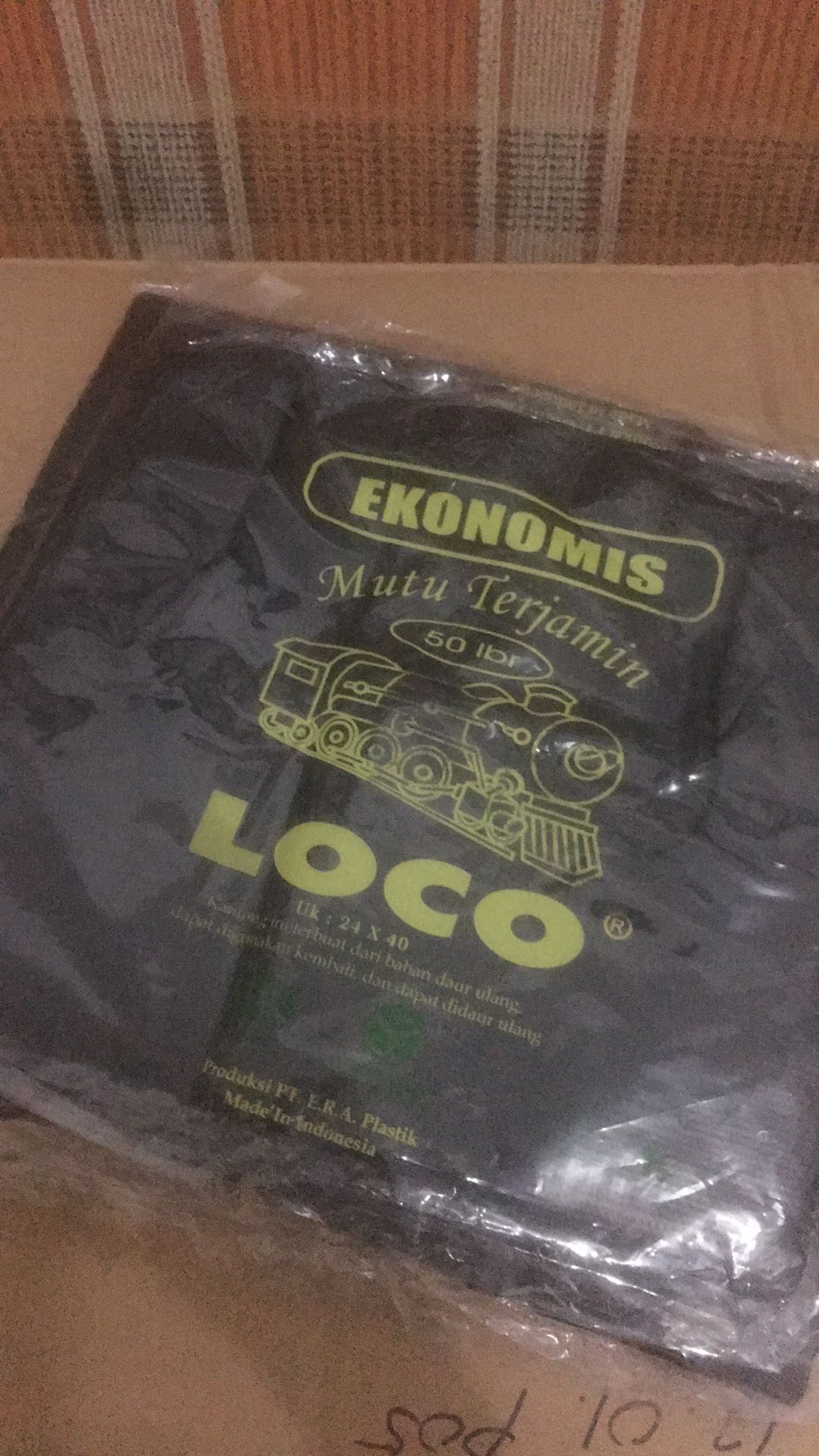 Kantong Kresek Loco Eko Hitam 28 Termurah
