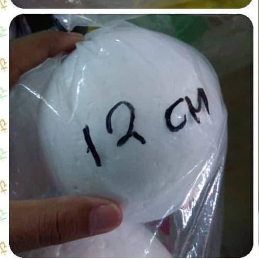 

Art / Bola Gabus 12 Cm Bola Styrofoam Jumbo Permukaan Halus Diy
