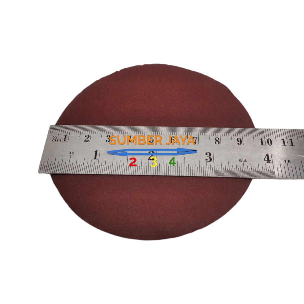 Amplas Bulat Velcro Ukuran 4 Inch grit 400 TERMURAH