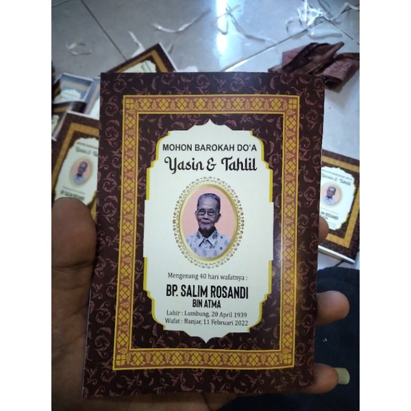 

buku yasin & tahlil (50pcs)