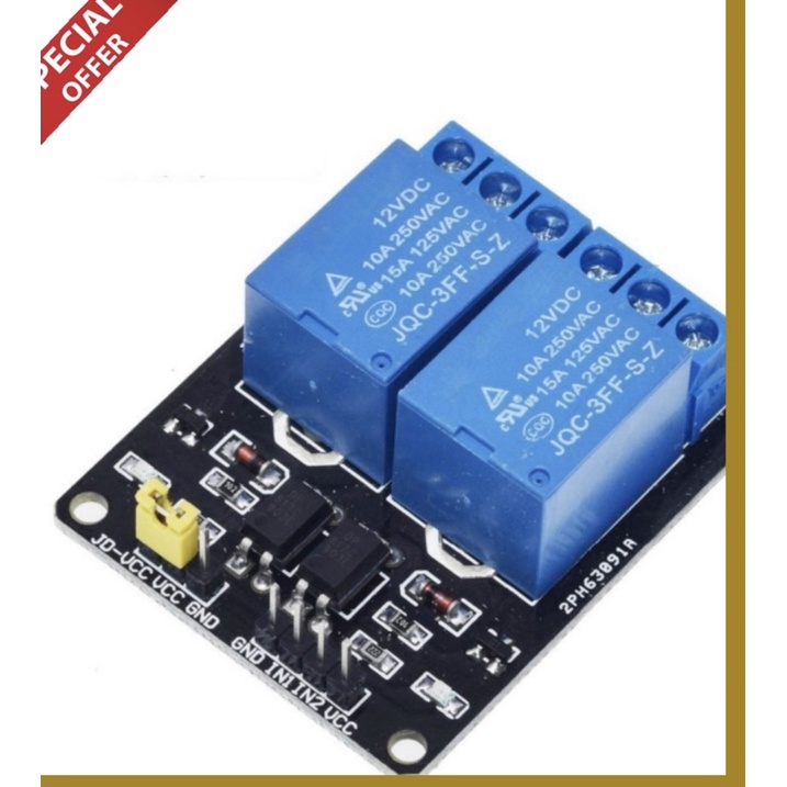 Modul relay 12v 2 channel Arduino