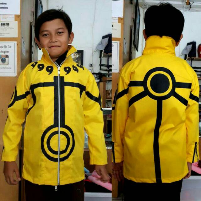 Jaket Kurama Anak Anime Naruto