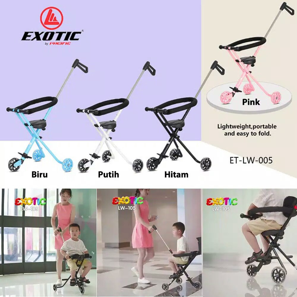 KHUSUS LUAR KOTA - Magic Baby Stroller Space Baby Pacific Original LW 005 / 105