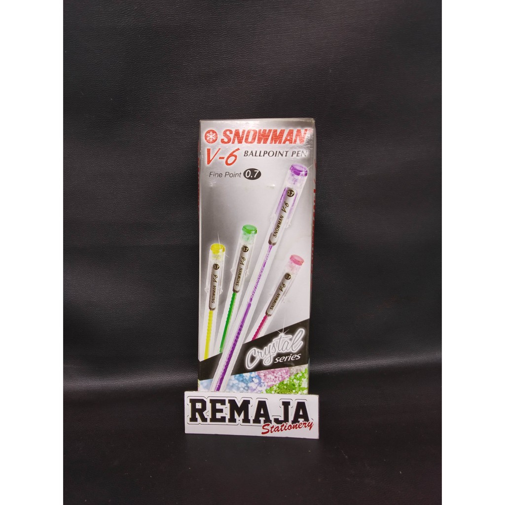 

Bolpoin Snowman V-6 0,7mm /pack isi 12pcs