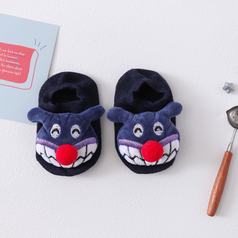 MURMURE.BABY I KAOS KAKI BAYI ANTI SLIP/KAUS KAKI BONEKA 3D KAOS KAKI ANAK LUCU