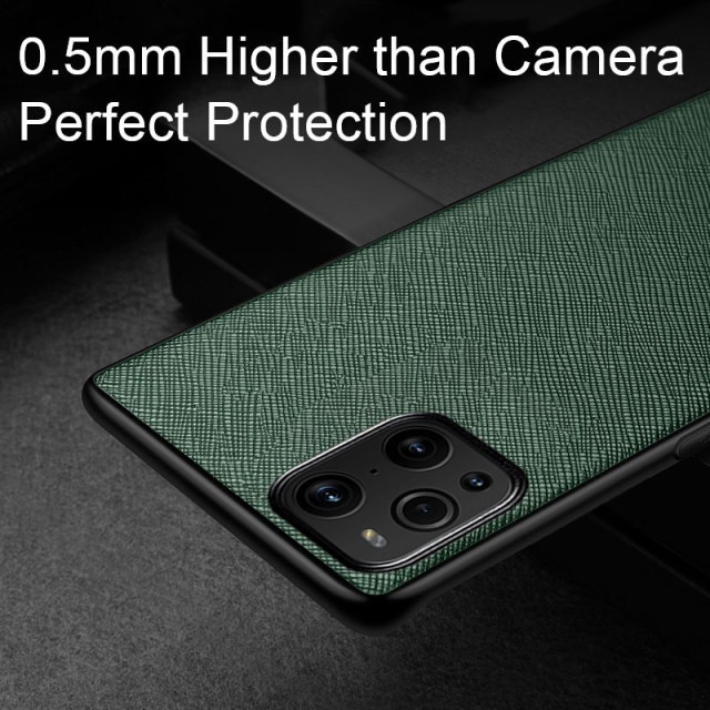 OPPO FIND X5 PRO 5G / FIND X3 PRO SOFT CASE CANVAS CROSS PATTERN